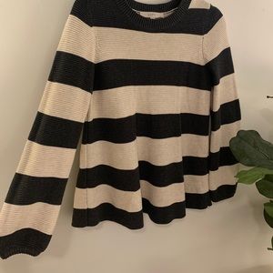 Loft striped sweater sz S